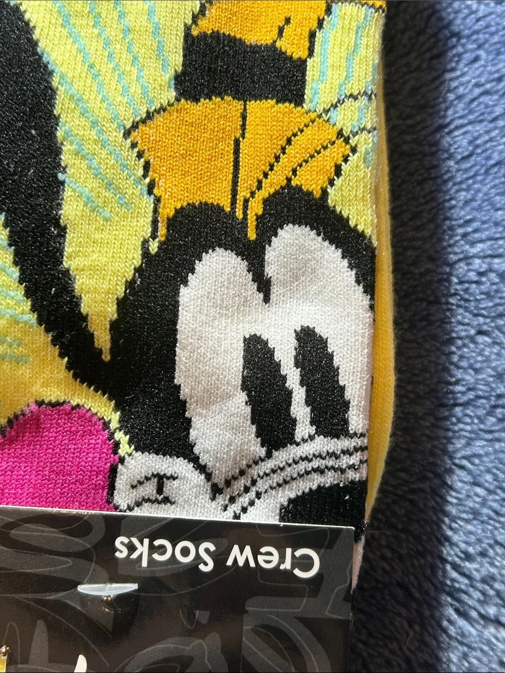 NWT Disney Pluto & Goofy Crew Socks size 9-13